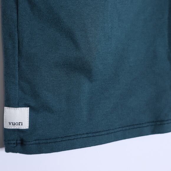 VUORI Halo Performance Crop Tank Dark Teal Racerback Active Women's L - Picture 6 of 7